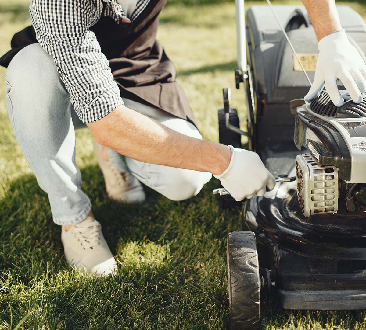 repair your garden machinery