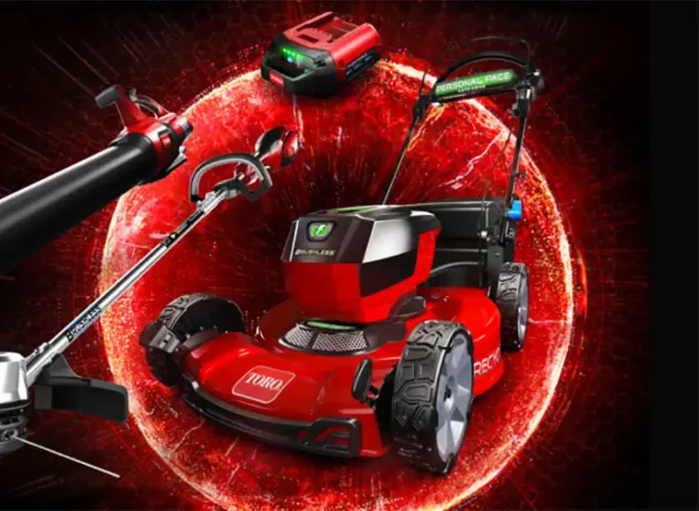 Cordless or petrol garden machinery